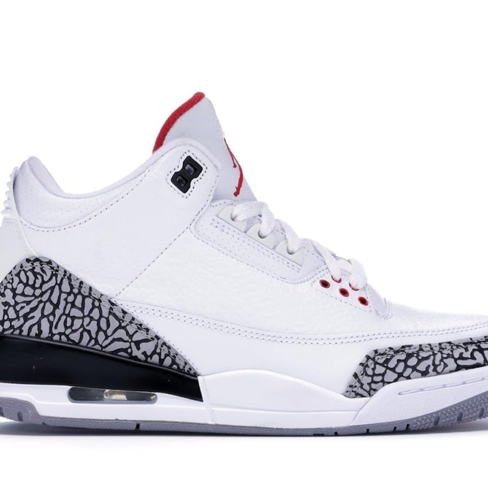 Jordan White and Black Athletic Shoes - Picture 12 of 12